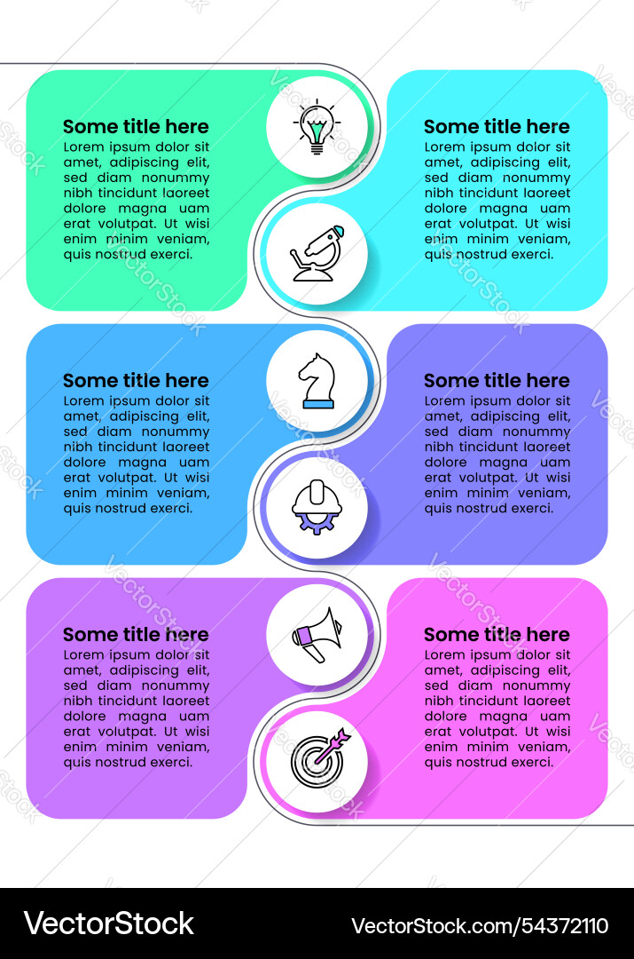 Infographic template vertical line with circles Infographic template vertical line with circles vector image