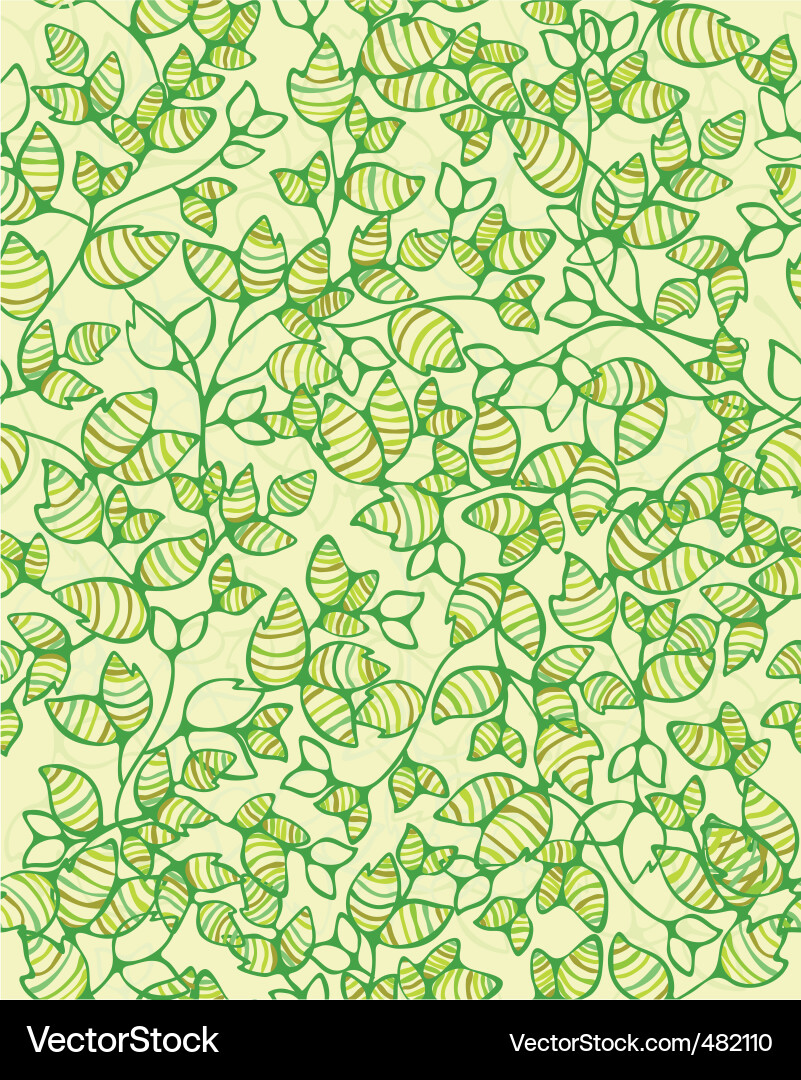 Leafy Pattern vector image
