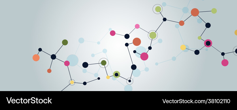 Modern abstract connect on light backdrop website vector image