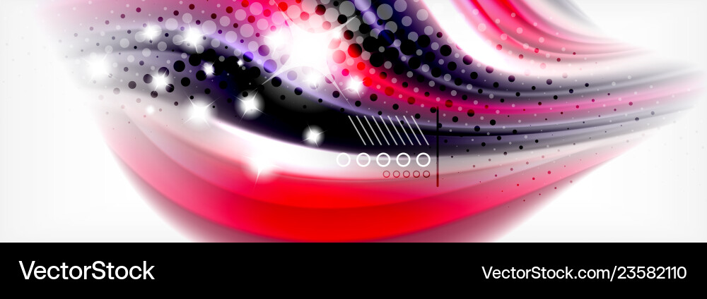 Smooth liquid blur wave background color flow Smooth liquid blur wave background color flow vector image