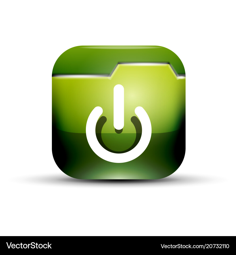 Techno futuristic start power button Techno futuristic start power button Vector Image
