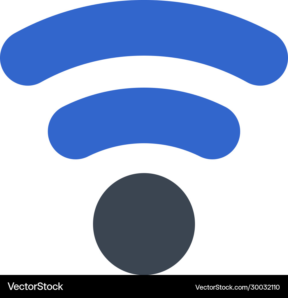 Wifi network icon image Vector Image