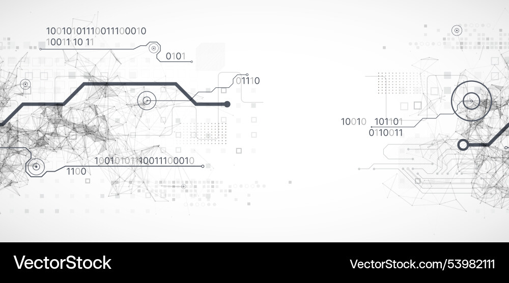 Abstract background on technological Abstract background on technological vector image