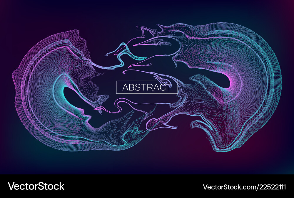 Abstract Particle Flow vector image