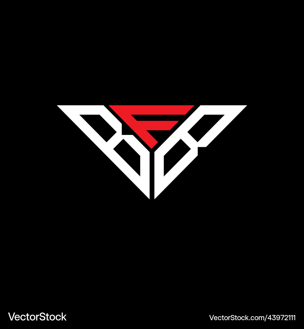 Bfb Buchstaben Logo kreatives Design mit Grafik Bfb Buchstaben Logo kreatives Design mit Grafik vektorbild