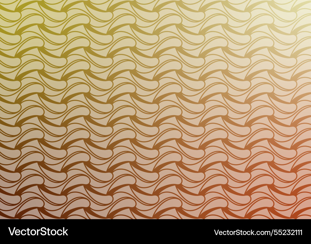 Brown line wave art pattern gradient background Brown line wave art pattern gradient background vector image
