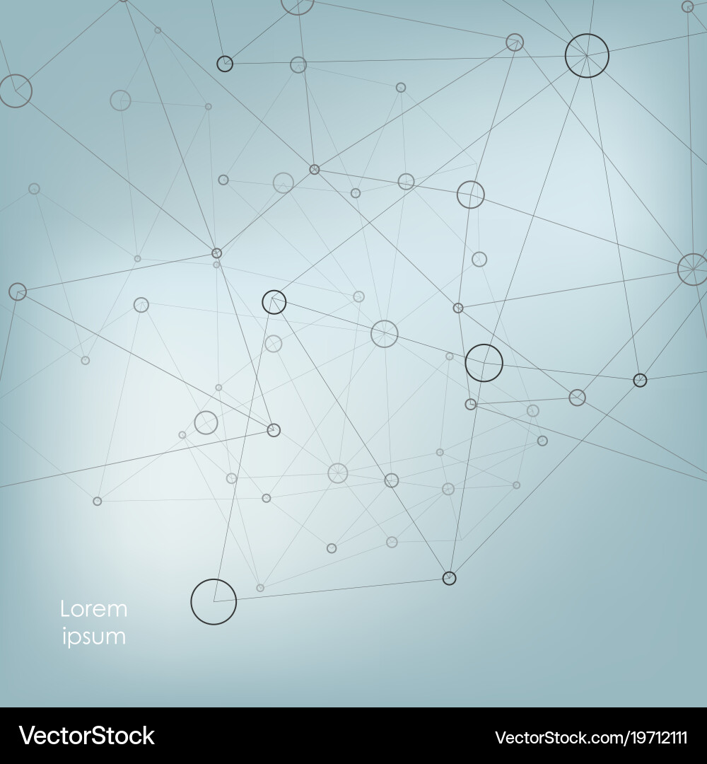Communication abstract network background Vector Image
