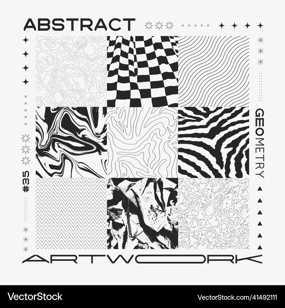 Geometric Distress Texture Pattern – Royalty-Free Vector | VectorStock