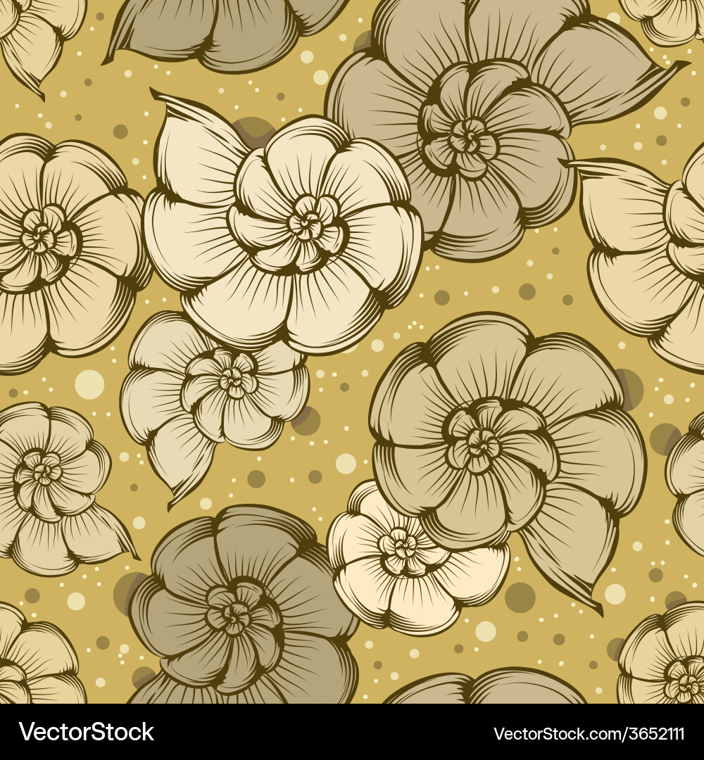 Nautilus Shell Pattern vector image