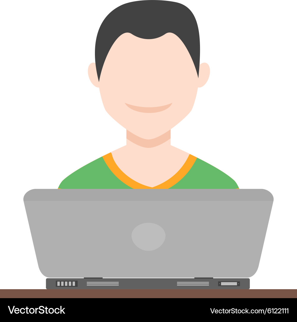 Software engineer vector image