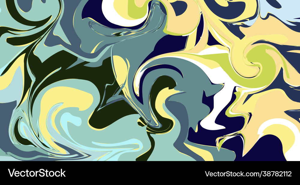 Abstract color pattern in style fluid art Abstract color pattern in style fluid art vector image