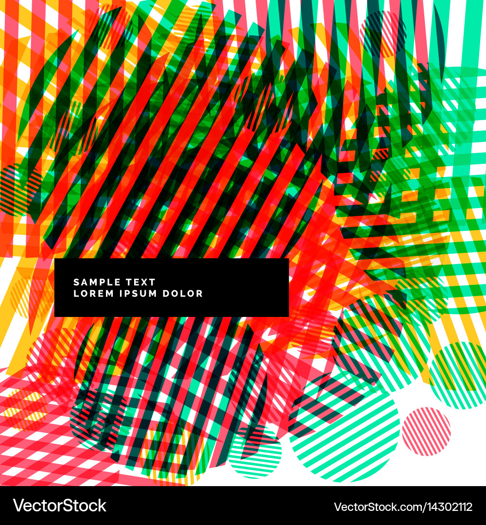 Abstract colorful background with circles Vector Image