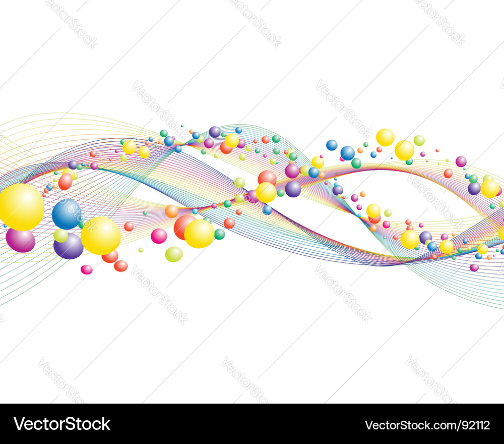 Abstract Colorful Lines vector image