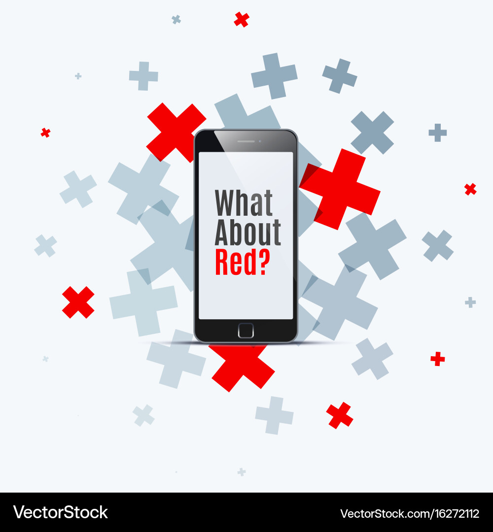 Abstract design elements with cross vector image
