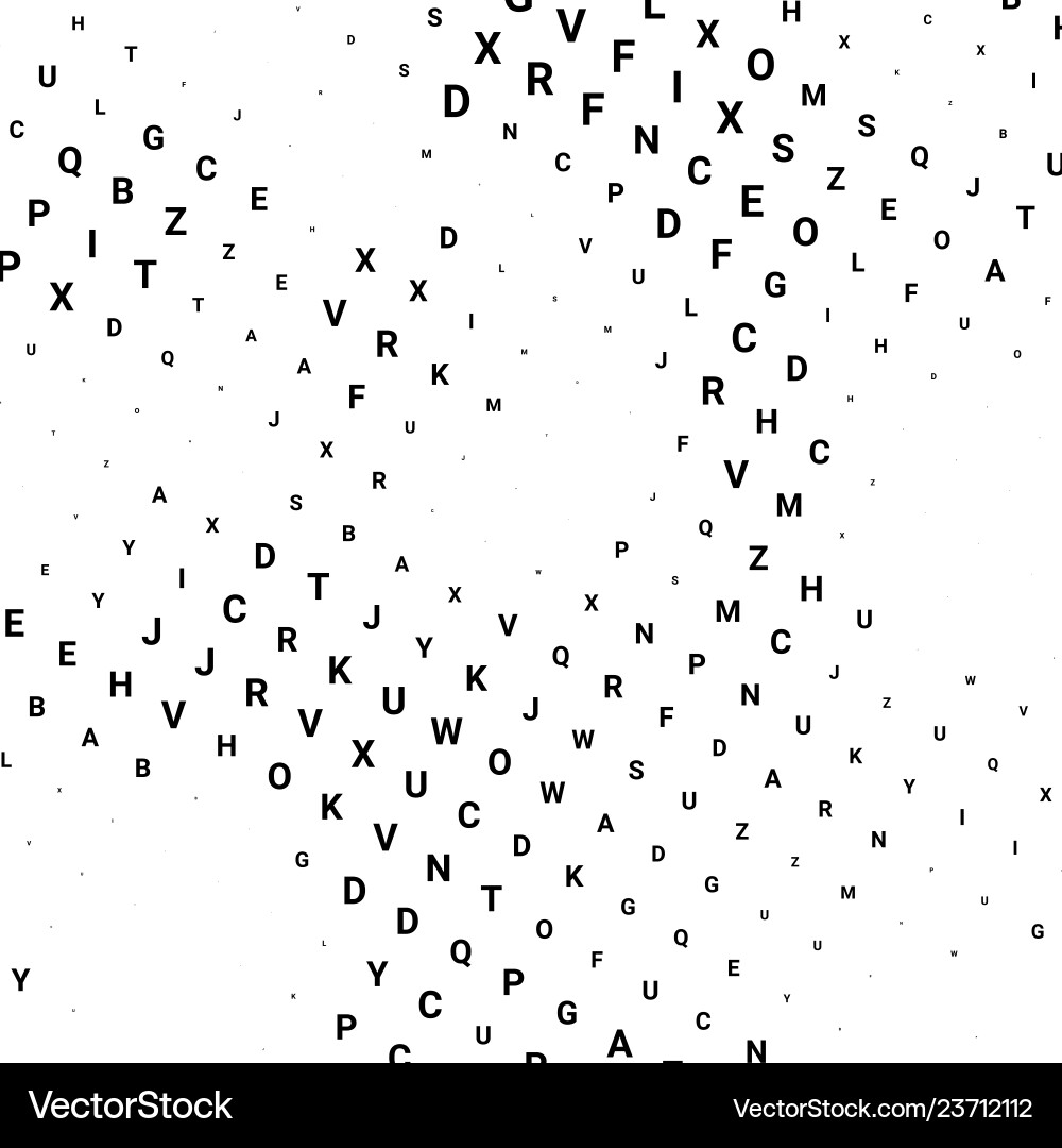 Abstract halftone texture with letters Abstract halftone texture with letters Vector Image