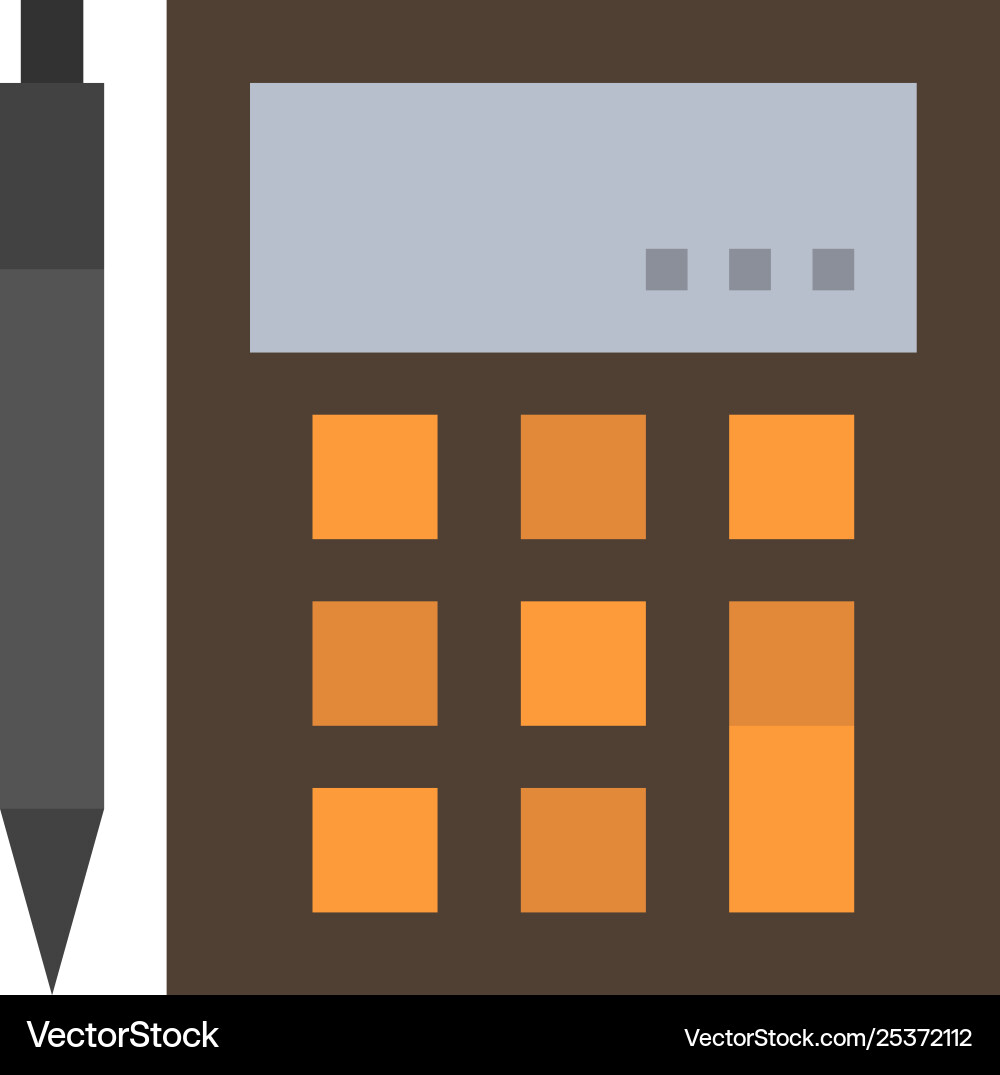 Accounting account calculate calculation Accounting account calculate calculation vector image
