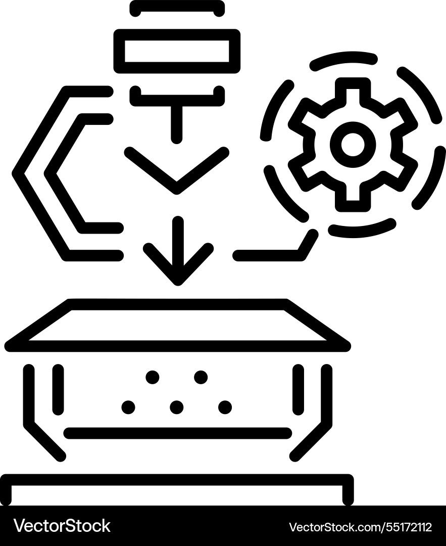 Filament loading Vector Image
