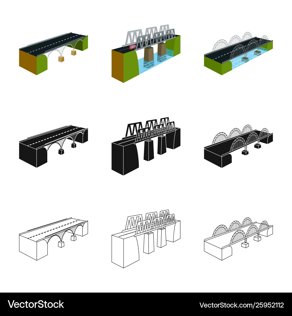 Isolated object connection and design sign vector image