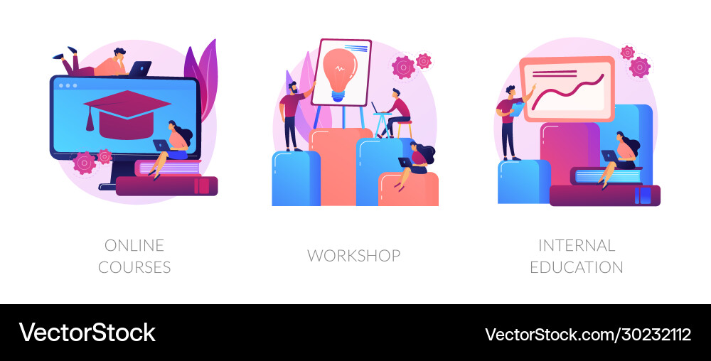 Knowledge development concept metaphors Knowledge development concept metaphors vector image