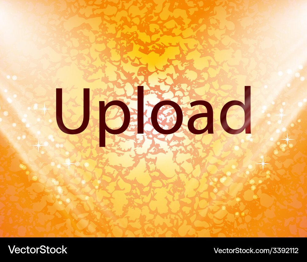 Upload icon symbol flat modern web design vector image