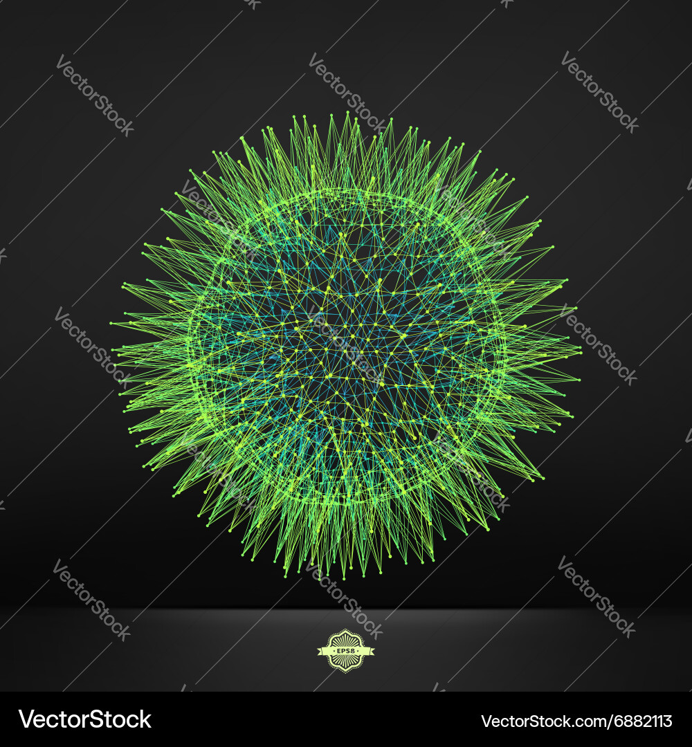 Abstract 3d design element Vector Image