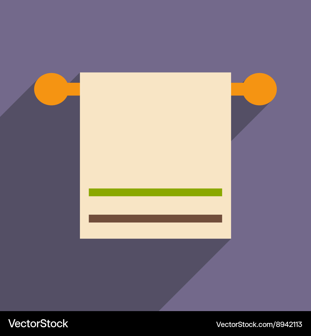 Flat with shadow icon and mobile application Vector Image