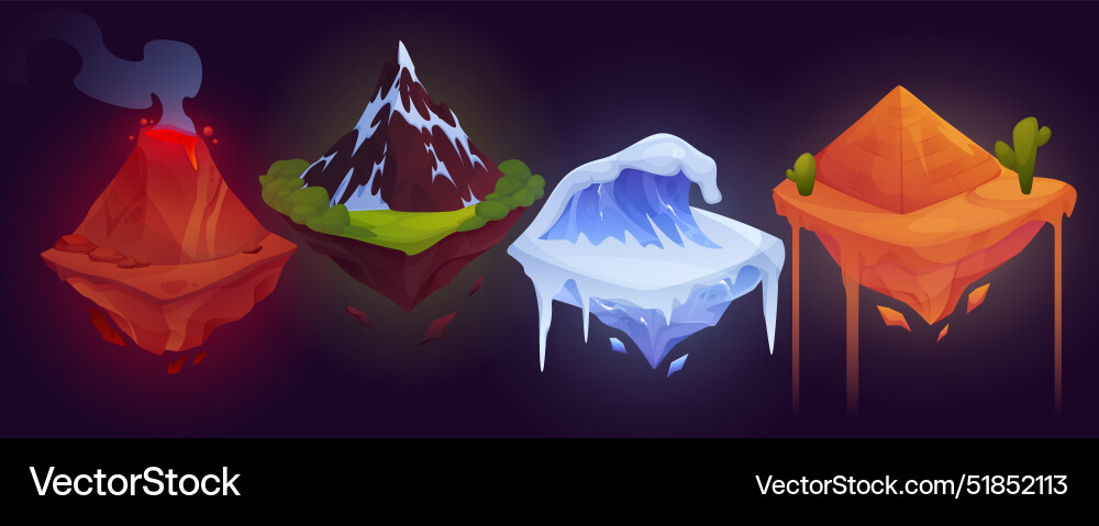 Game platform playing island location map Game platform playing island location map vector image