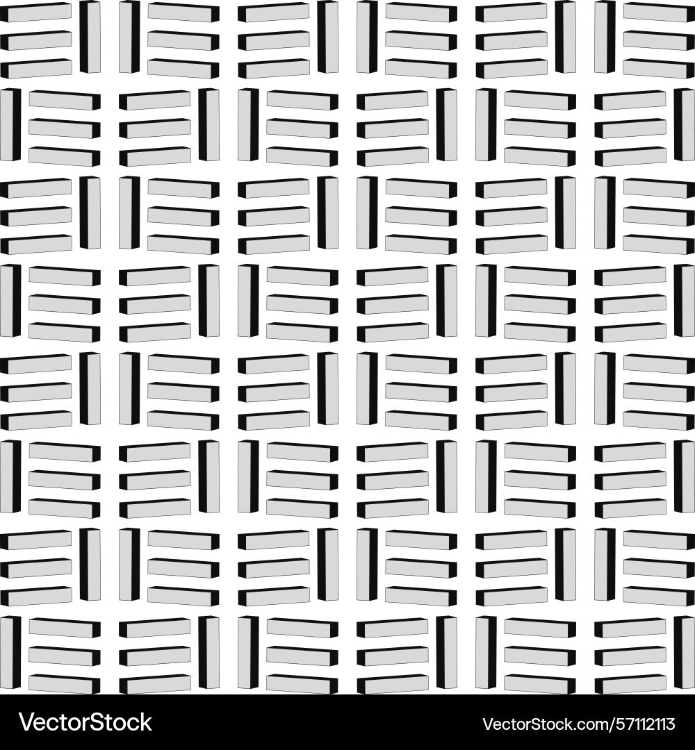 Repeating pattern tiles geometric perspective Repeating pattern tiles geometric perspective vector image