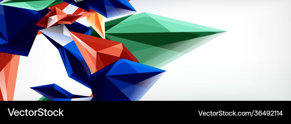 3d triangles and pyramids abstract 3d triangles and pyramids abstract vector image