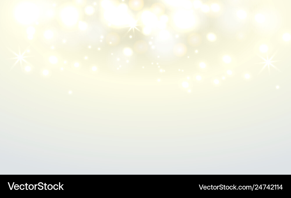 Abstract bokeh lights with soft light background Vector Image