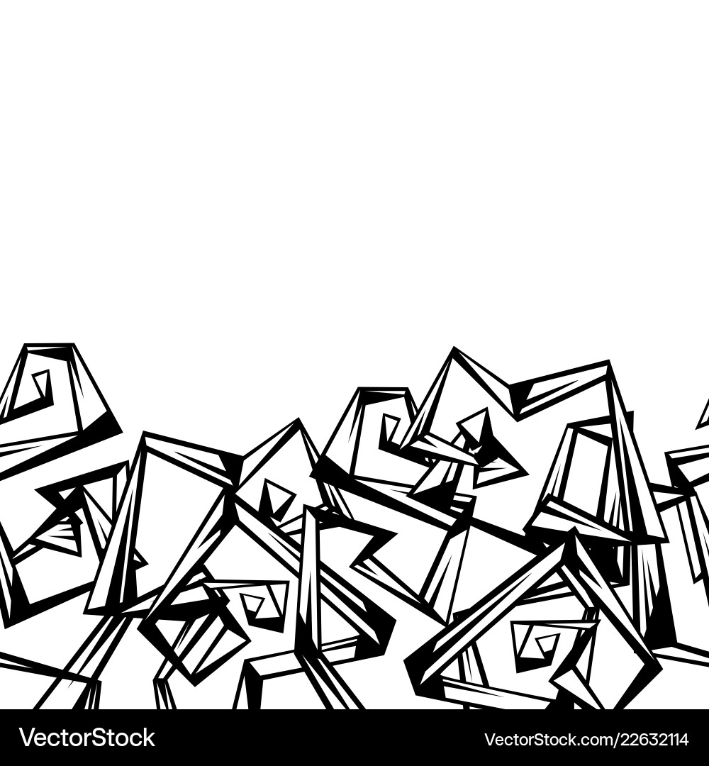 Abstract Curl Pattern Vector Image