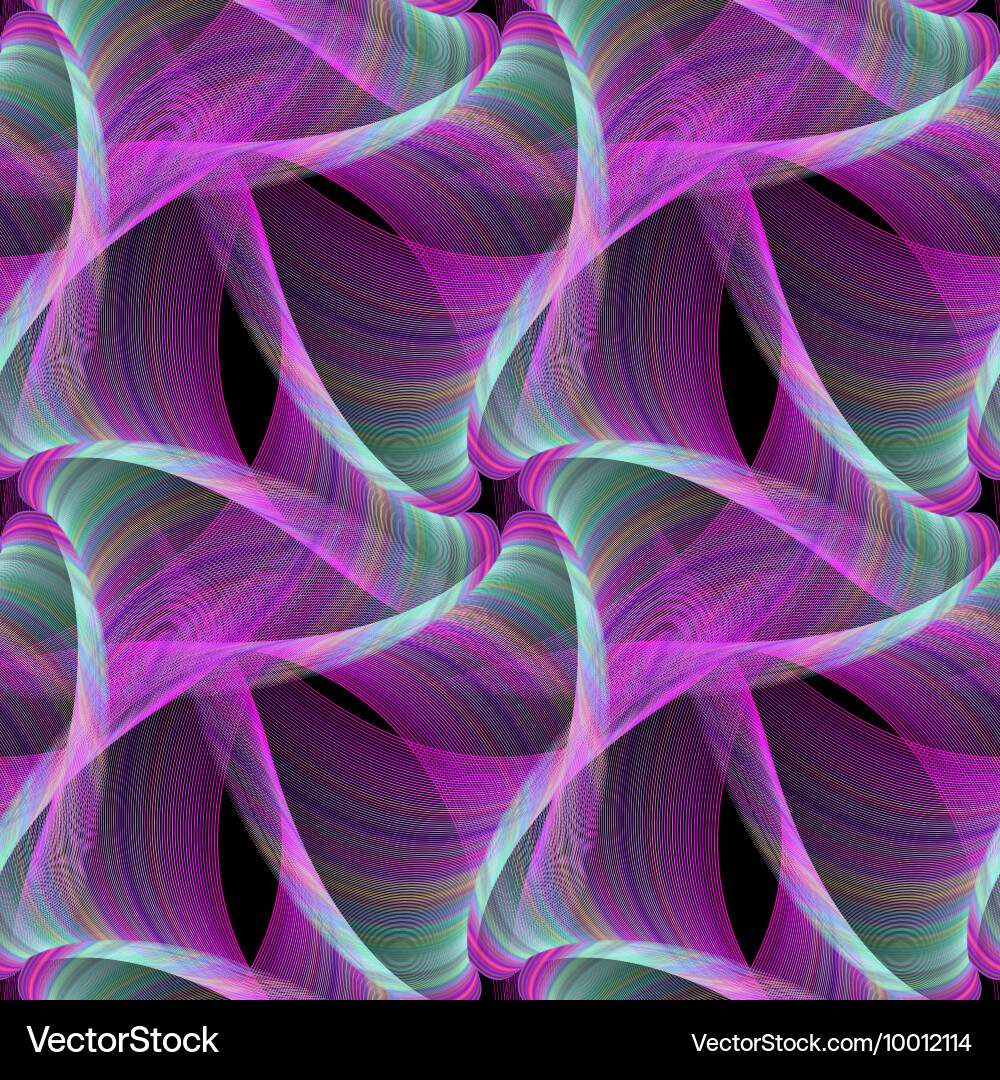 Fractal design pattern background vector image