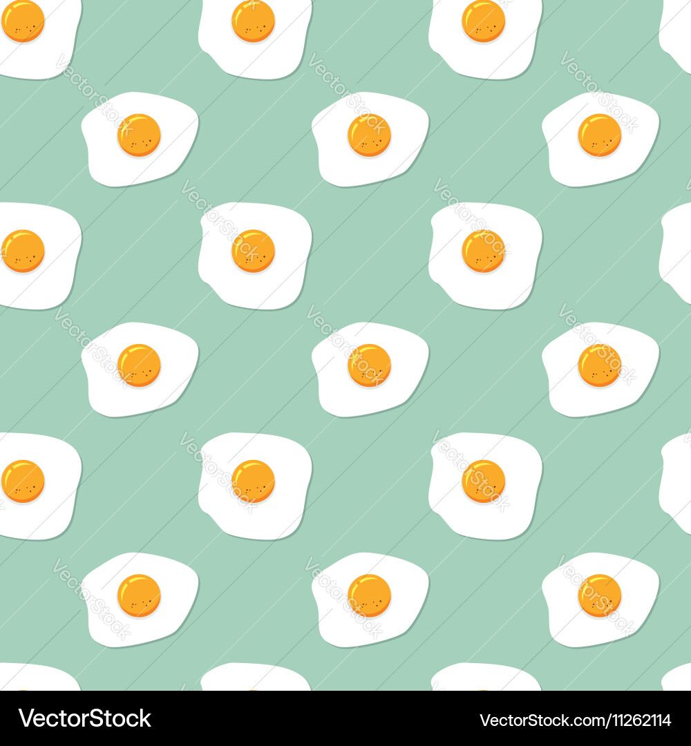 Fried eggs Royalty Free Vector Image - VectorStock