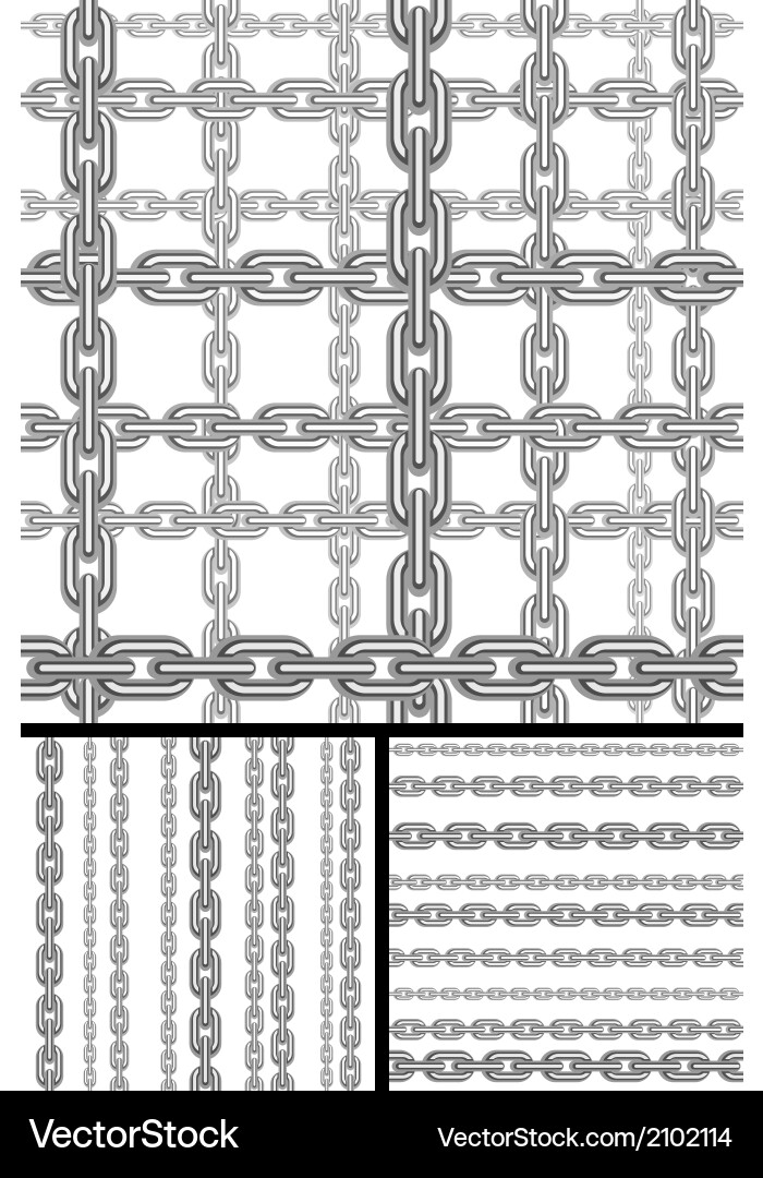 Interlocking Chain Pattern vector image