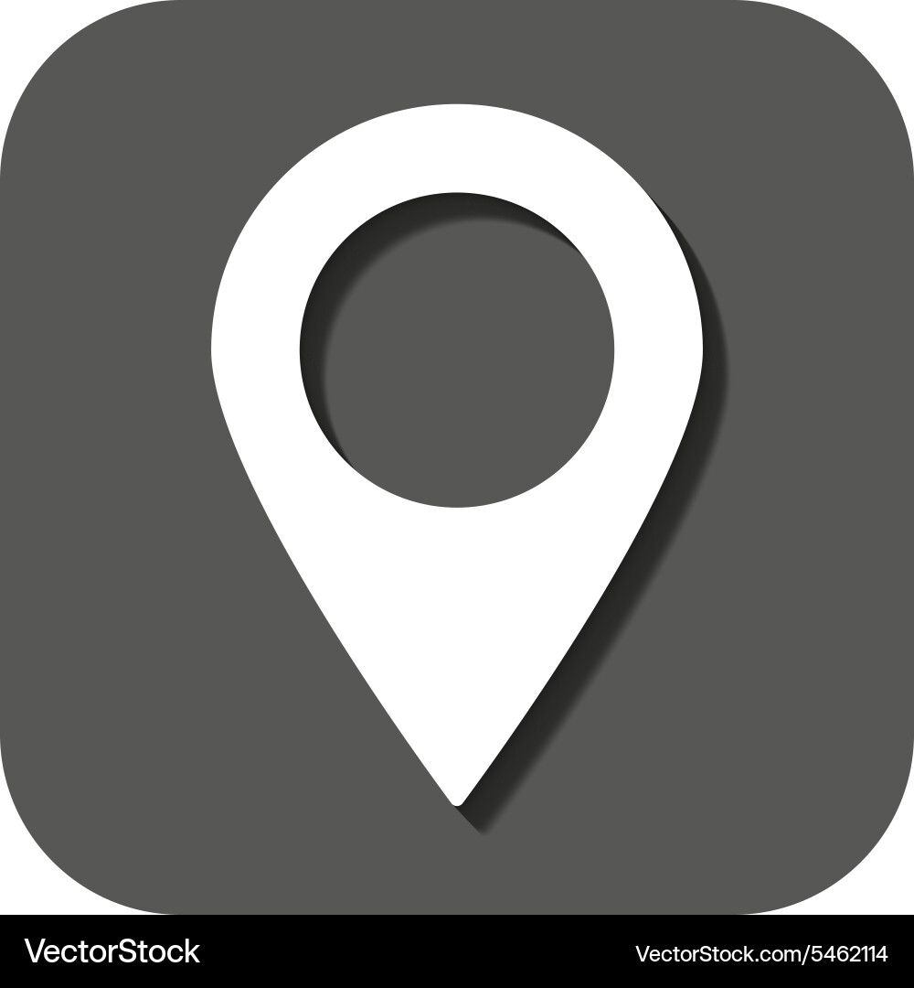 Pointer icon navigation and location symbol Vector Image