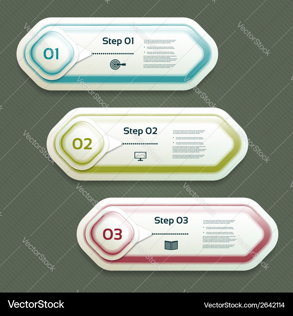 Progress background product choice or version vector image