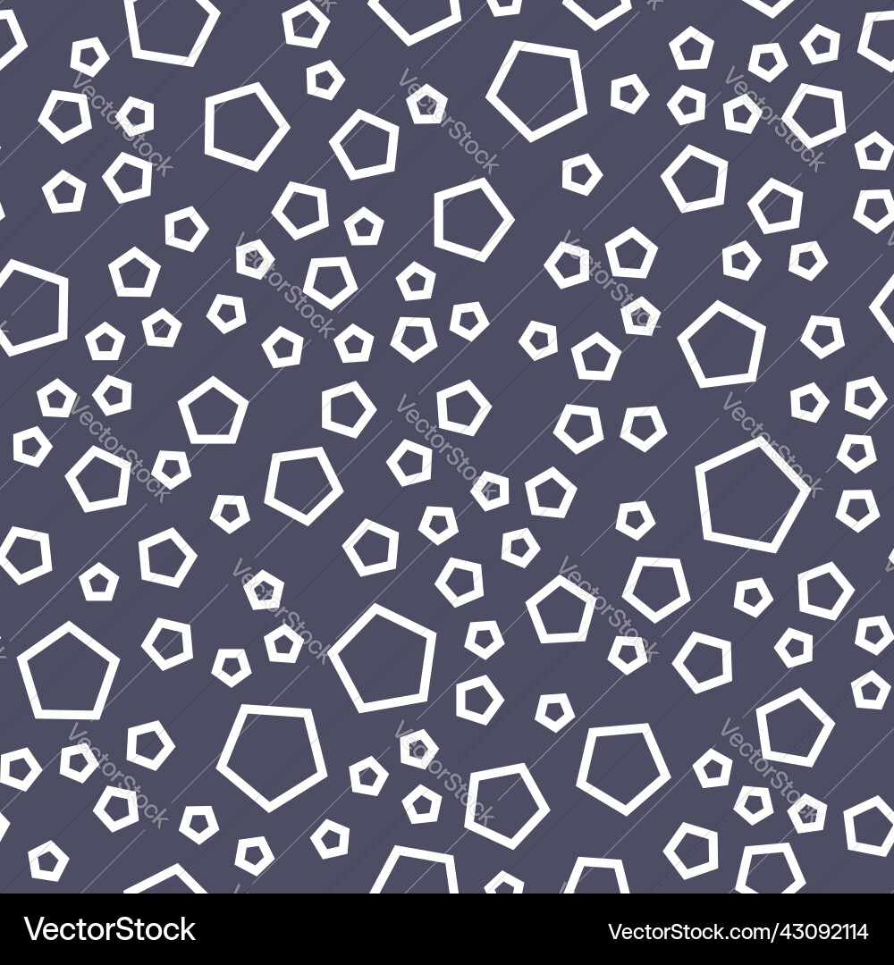 Seamless repeatable geometric pattern scattered Vector Image