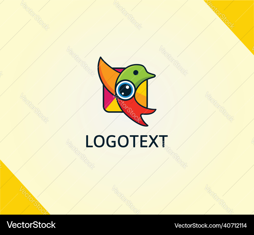 Swift camera logo image design Vector Image