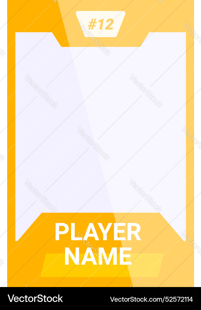 Yellow gaming panel interface element showing Yellow gaming panel interface element showing vector image