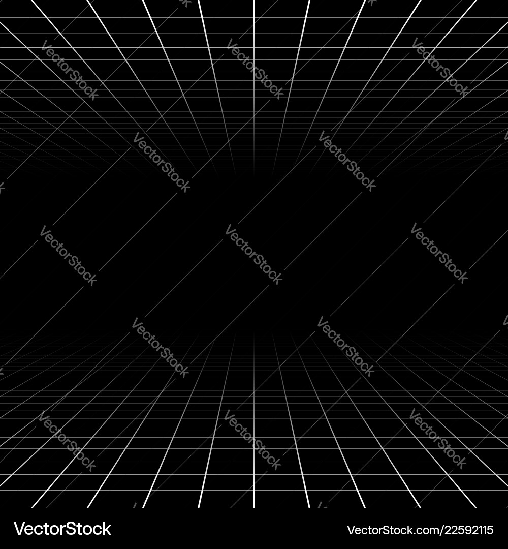 Fading Grid Mesh 3D Abstract vector image