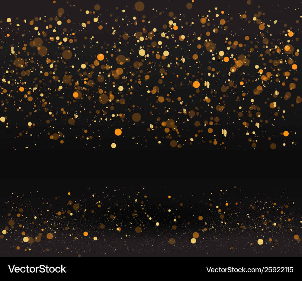 Luxury golden sparkle background glitter magic Luxury golden sparkle background glitter magic vector image