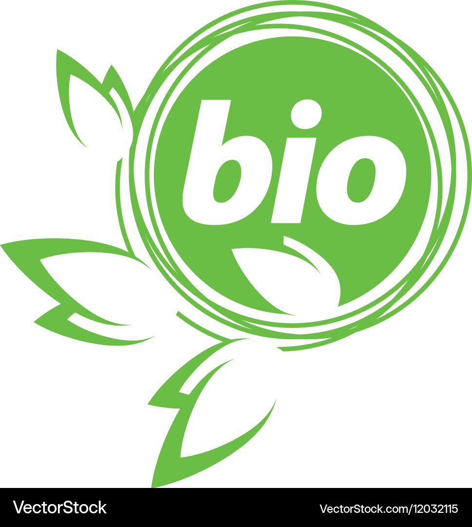 Organic Leaf Logo Royalty Free Vector Image - VectorStock