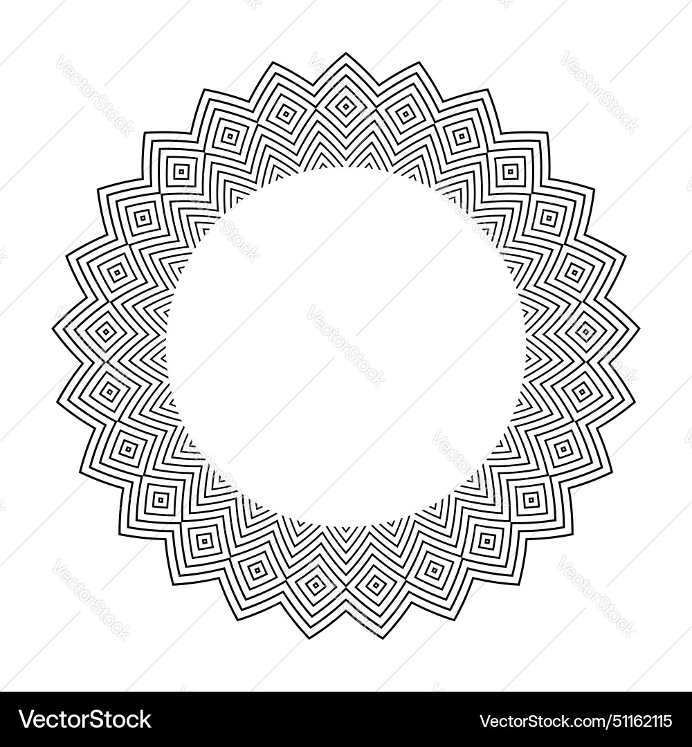 Radial pattern for decorative round frame Radial pattern for decorative round frame vector image