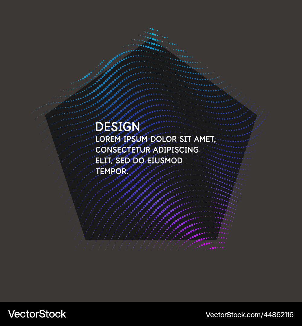 Abstract background with dynamic waves vector image