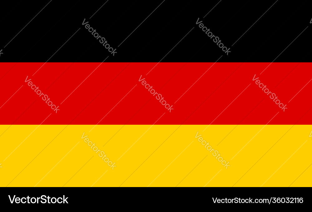 Germany flag icon german geography Vector Image