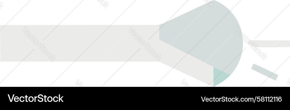 Rounded Arrow UI Element Vector Image