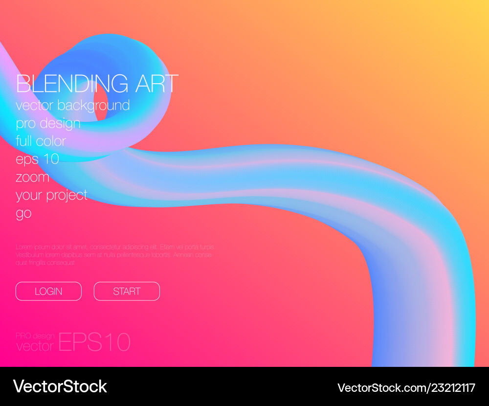 Abstract blend background template for web site Abstract blend background template for web site vector image