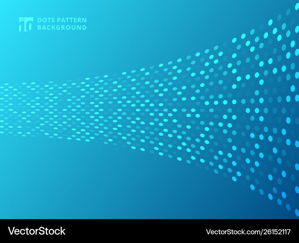 Abstract technology style dots neon pattern curve Abstract technology style dots neon pattern curve Vector Image