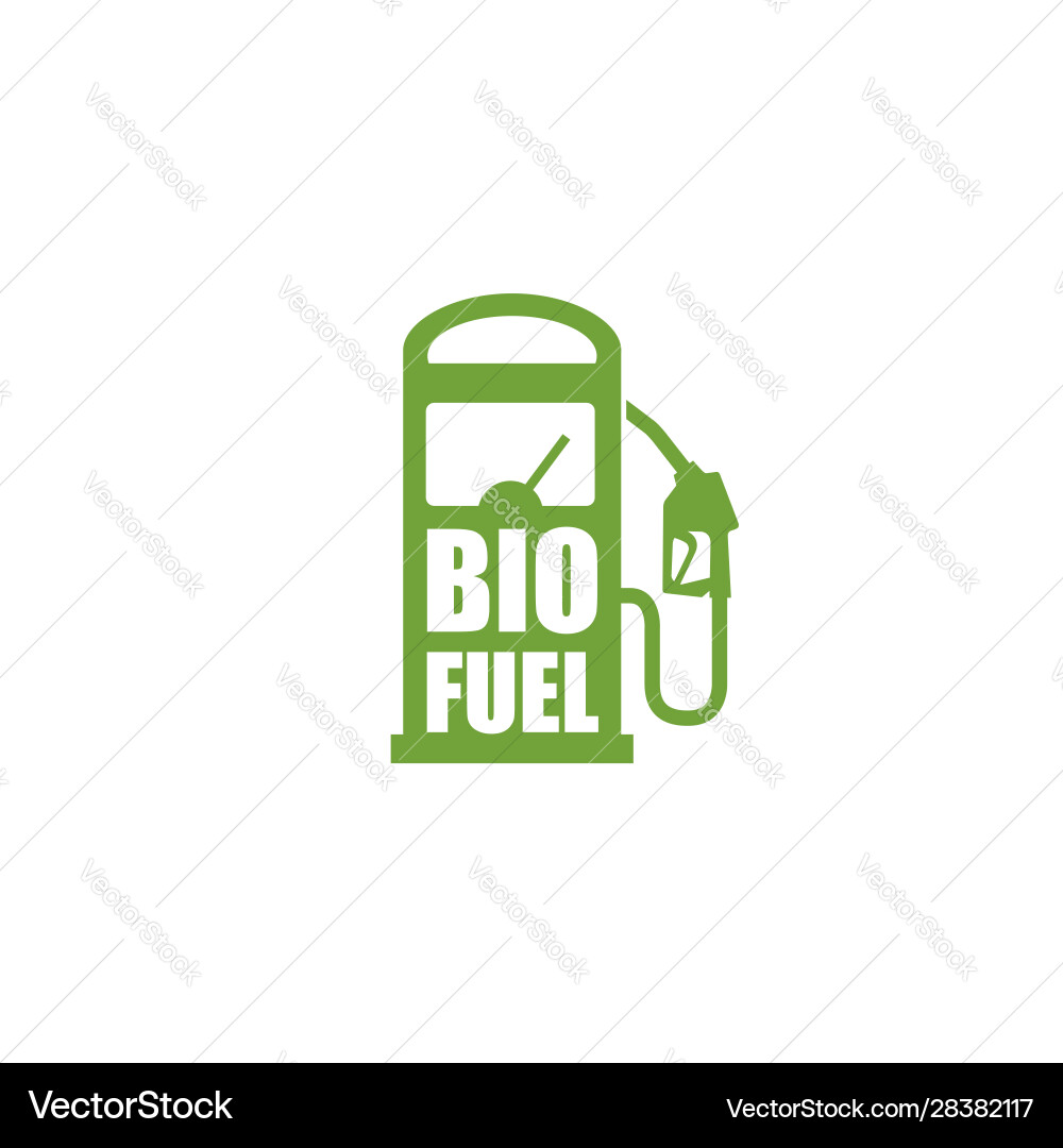 Bio Fuel Pump Icon Vector Image