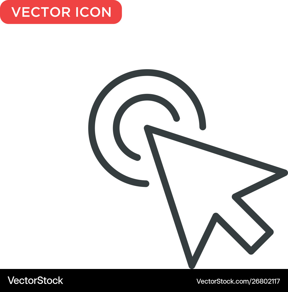 Pointer cursor icon design Pointer cursor icon design vector image